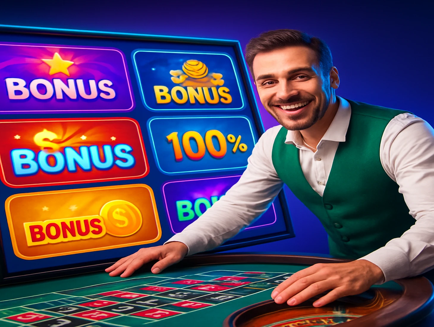 Large and varied bonuses are available to all 66zz players who place bets with real money